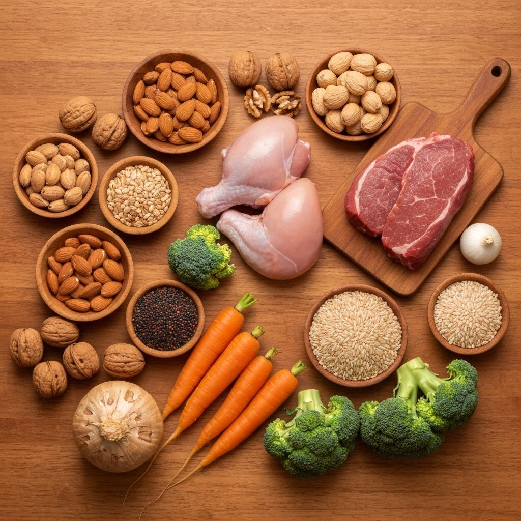 Various macronutrient-rich foods